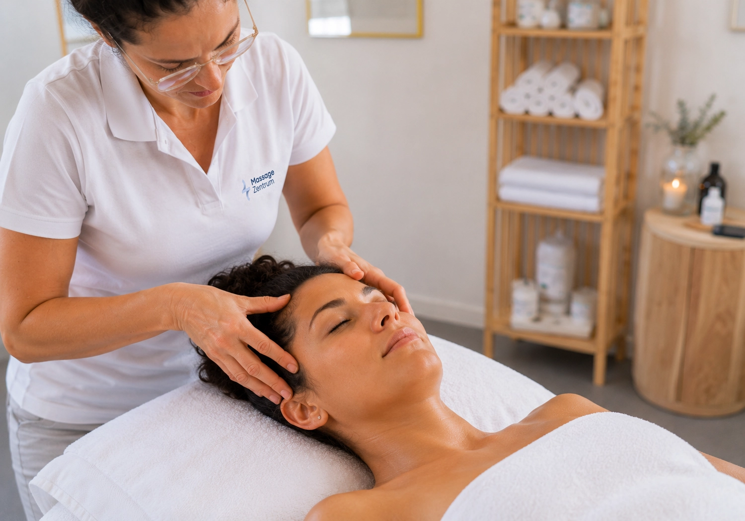 Behandlung bei Spannungskopfschmerz – Massagepraxis für Zug