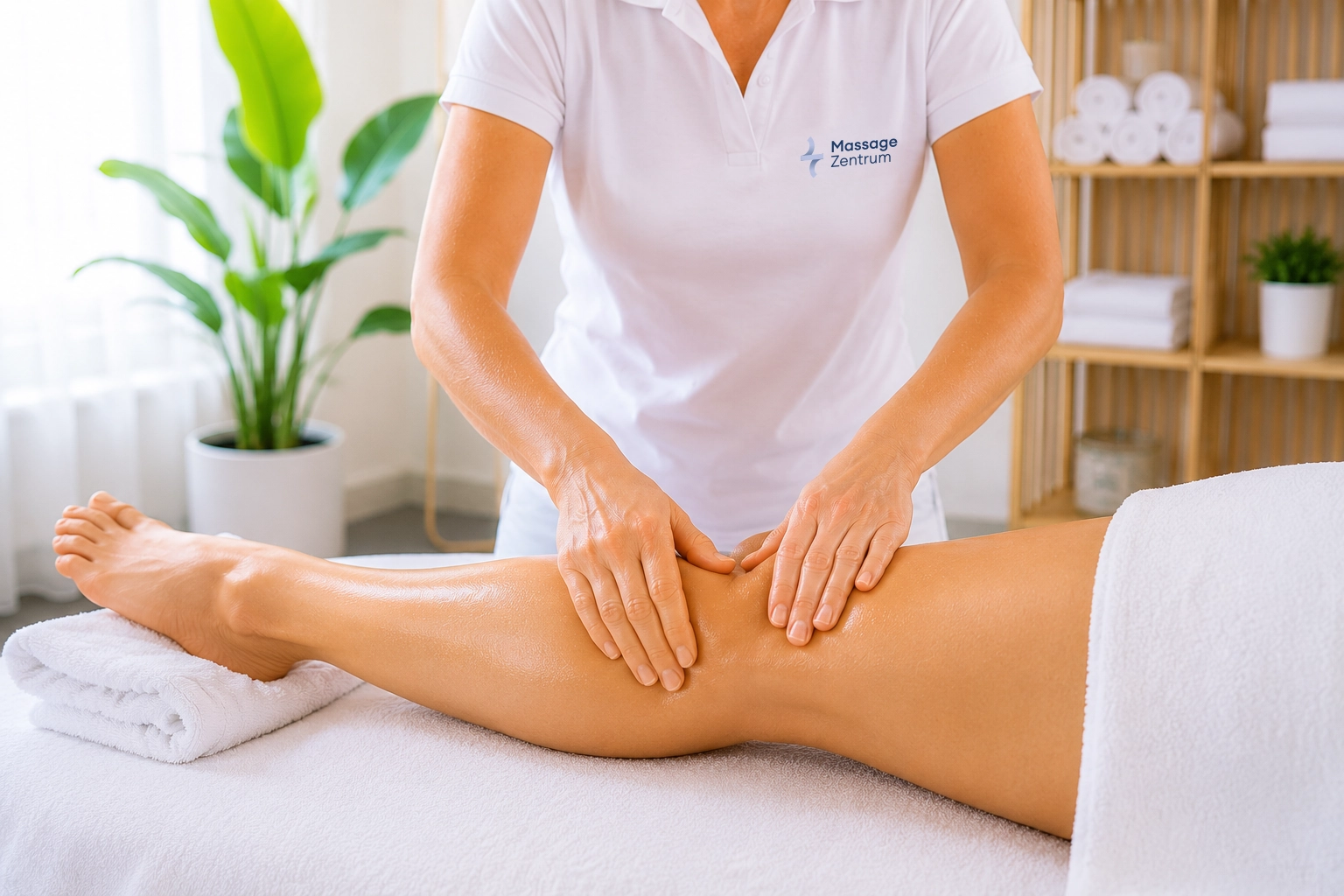 Sanfte Entstauung bei geschwollenem Gewebe – Massagepraxis für Zug