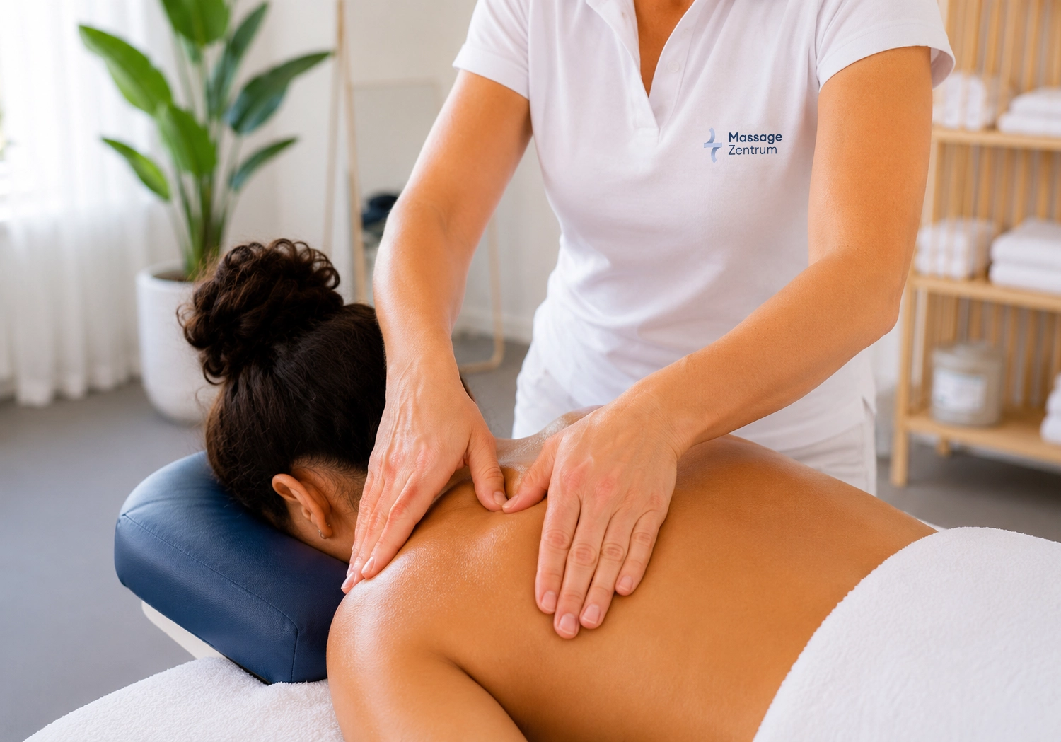 Behandlung der Schultermuskulatur – Massagepraxis für Zug